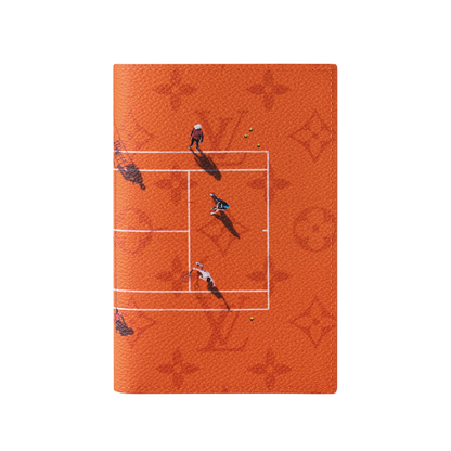 Louis Vuitton Tennis Passport Cover Brick Red