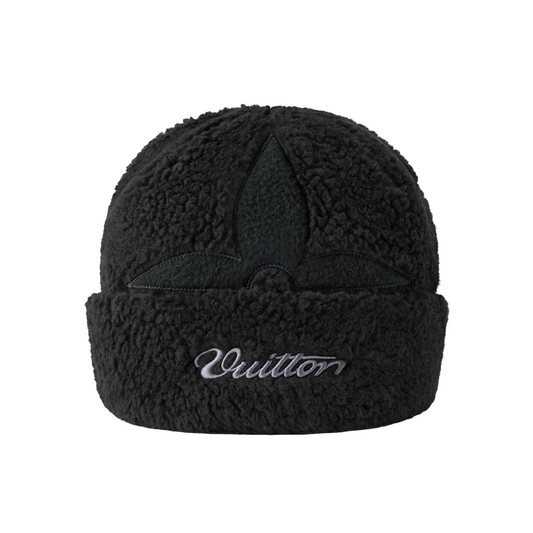 Louis Vuitton Signature Fleece Beanie Black