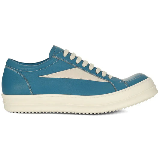 Rick Owens FW26 Tower Leather Vintage Low Sneakers Nublu/Milk/Milk