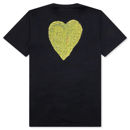 Marni Crossword Heart T-Shirt Blue/Black