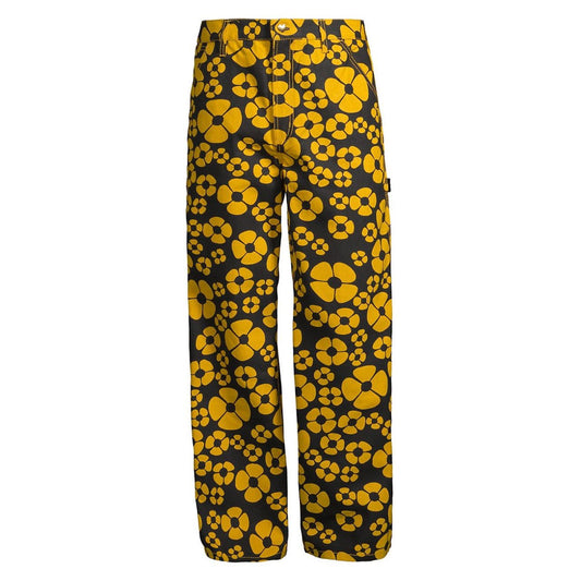 Marni x Carhartt WIP Sunflower Print Pants Black/Yellow