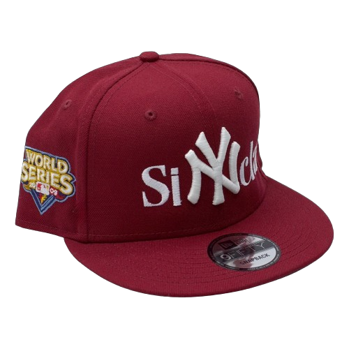 Sinclair New Era New York Yankees Fitted Hat Burgundy