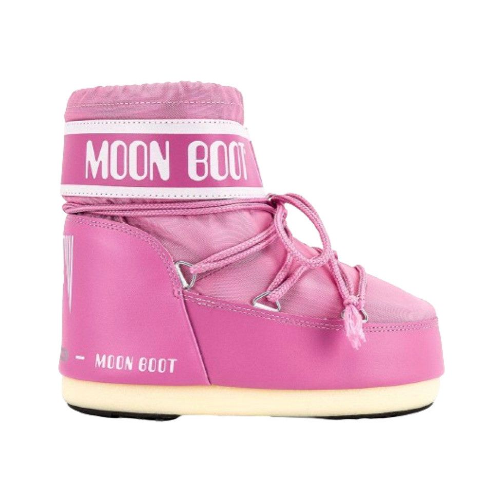 Moon Boot ICON LIGHT LOW PINK NYLON BOOTS