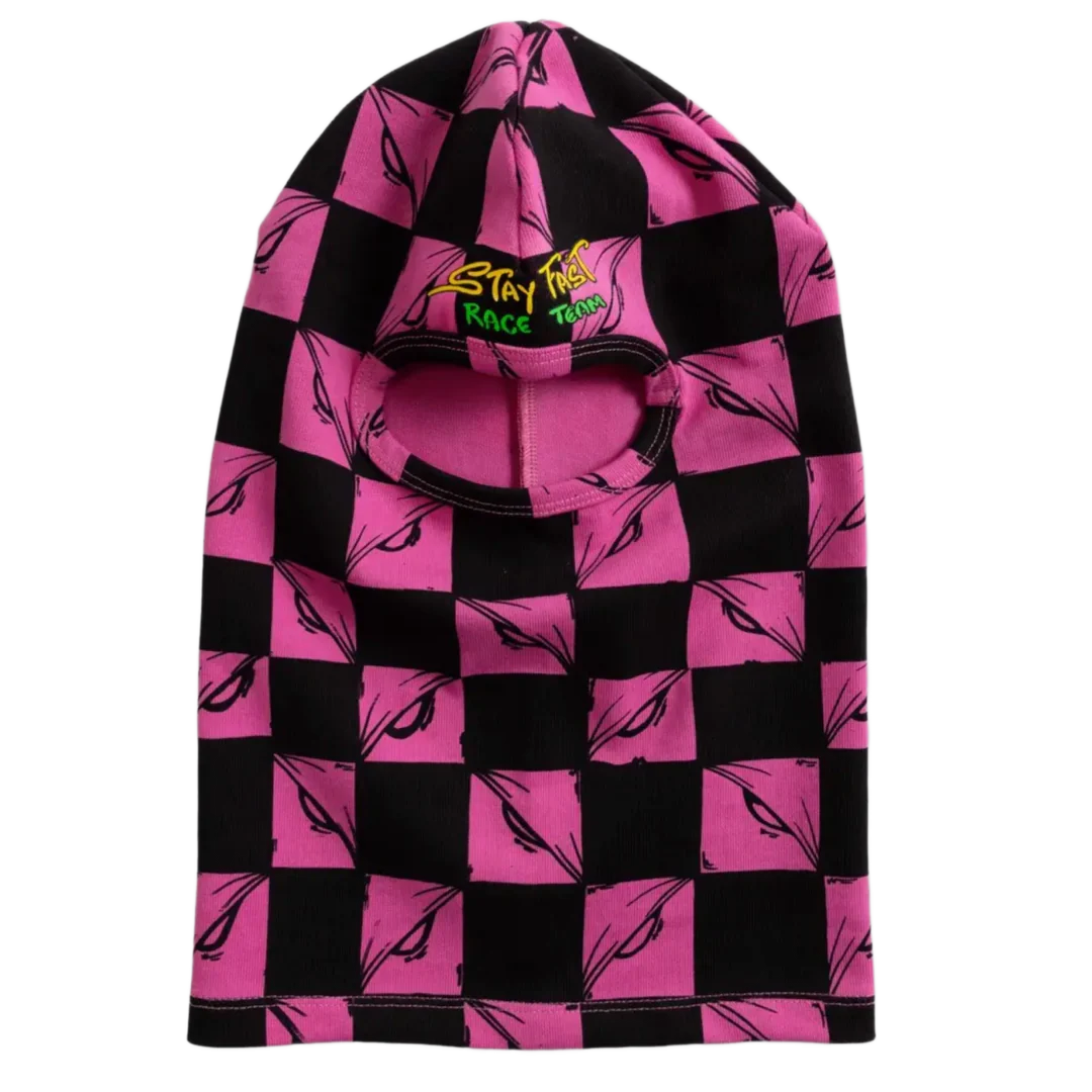 Matty Boy Anti-Promo Pink Checkered Ski Mask