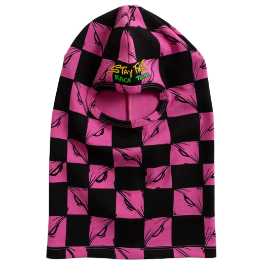 Matty Boy Anti-Promo Pink Checkered Ski Mask