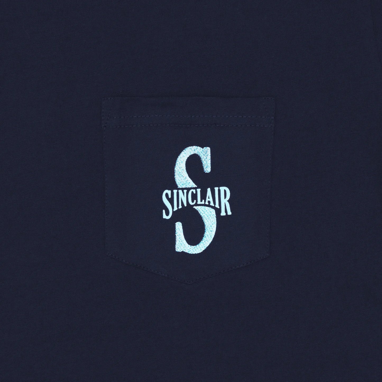 Sinclair S Arch Pocket Tee Navy