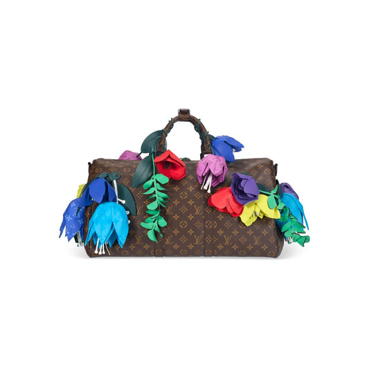 Louis Vuitton Virgil Abloh Keepall Bandouliere 50 Monogram Tulip