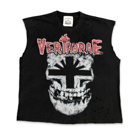 Vertabrae Fever Tank Black