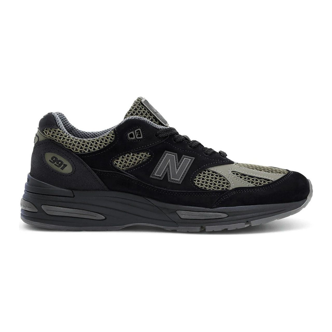 New Balance 991v2 MiUK Stone Island Black