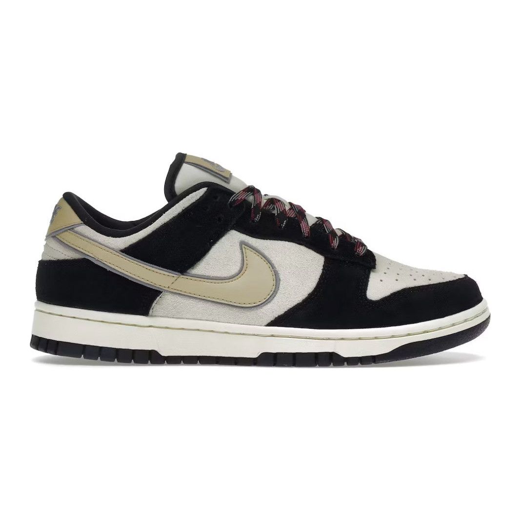 Nike Dunk Low LX Black Suede Team Gold (Women's)