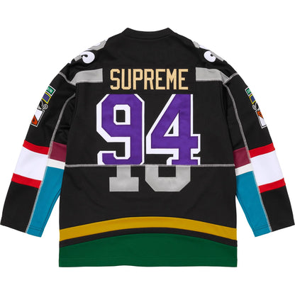 Supreme Paneled Hockey Jersey Black