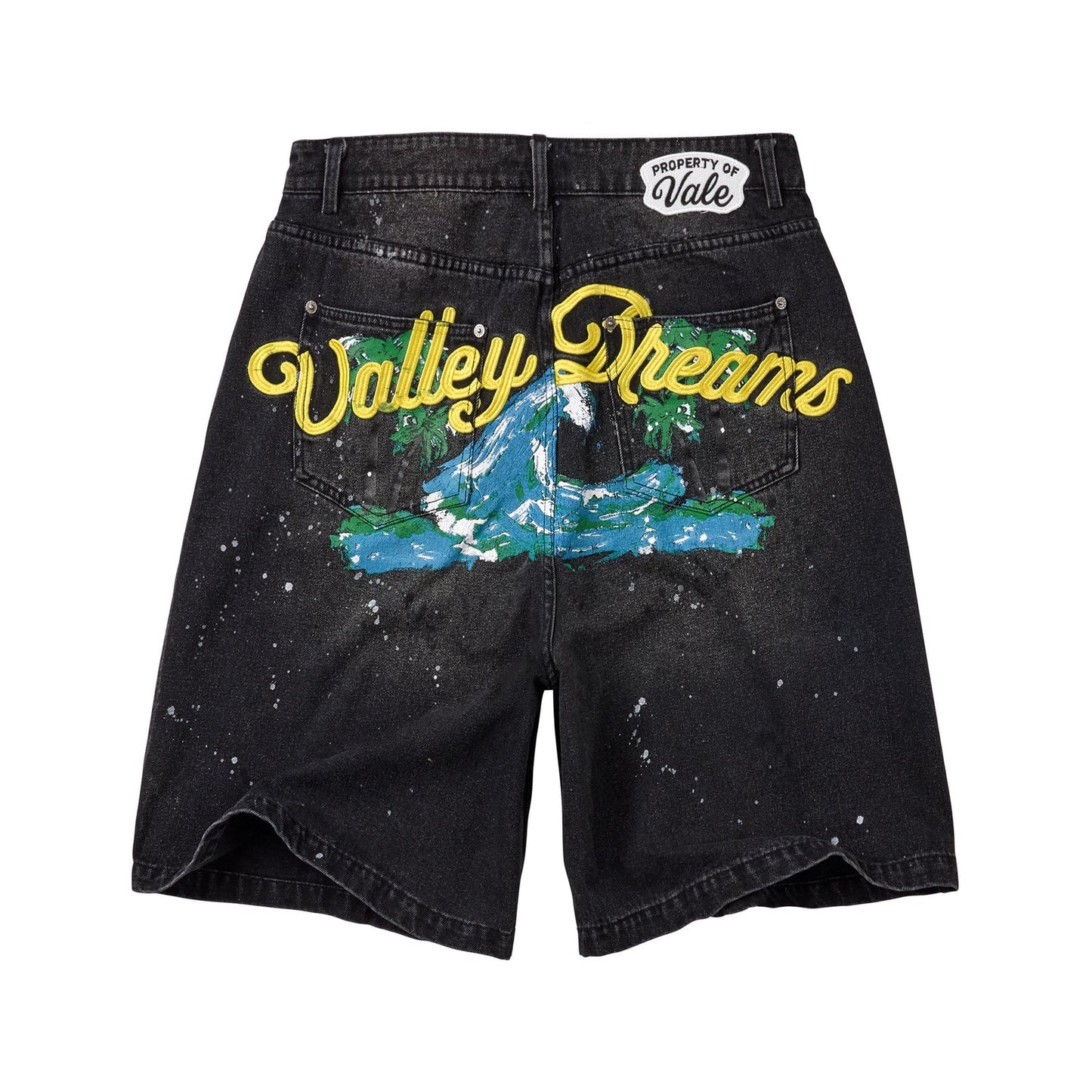 Vale Forever Paradise Jorts Black