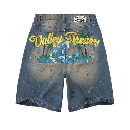 Vale Forever Paradise Jorts Mid Wash