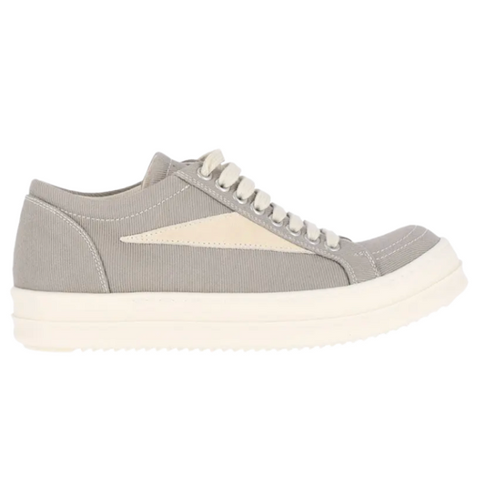 Rick Owens DRKSHDW Canvas Vintage Low Dirty Pearl/Milk/Milk