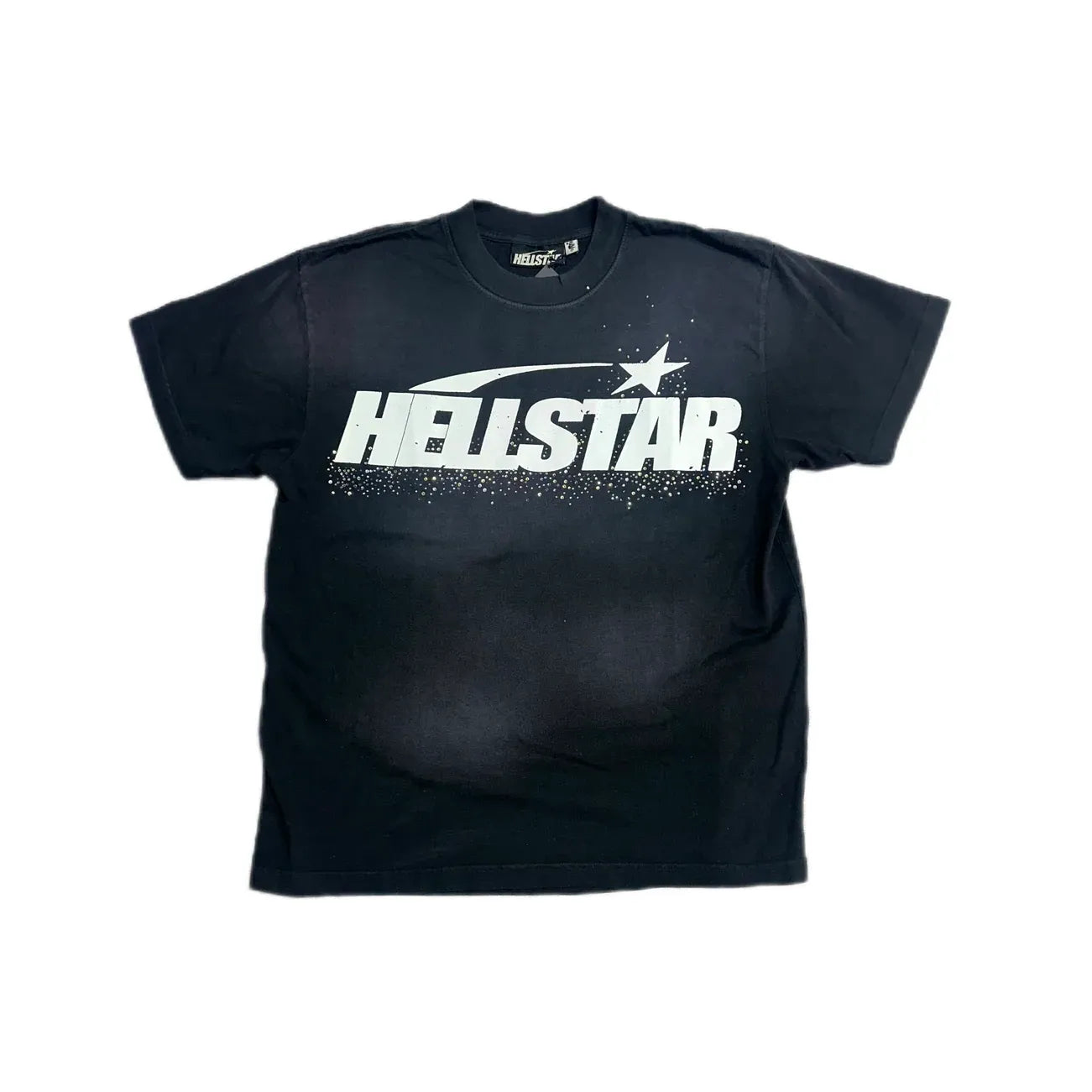 Hellstar Classic Rhinestone T-Shirt Black/White