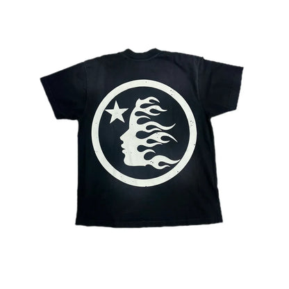 Hellstar Classic Rhinestone T-Shirt Black/White