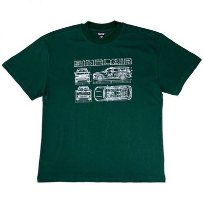 Sinclair Blueprint Tee Dark Green