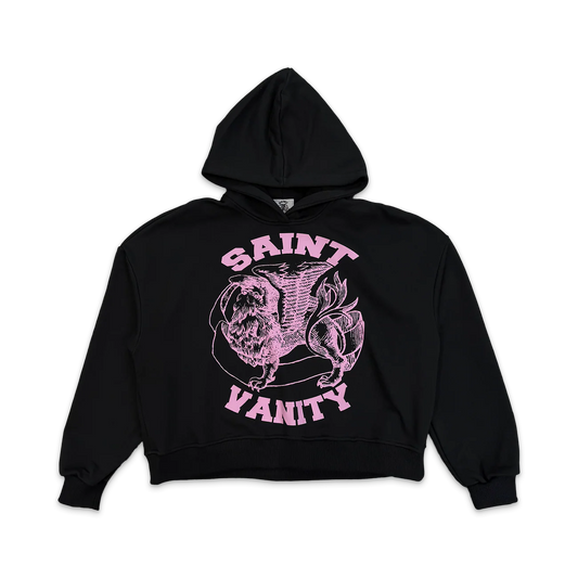 Saint Vanity Griffin Hoodie Black/Pink