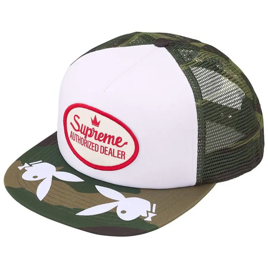 Supreme/Playboy Mesh Back 5-Panel Woodland Camo