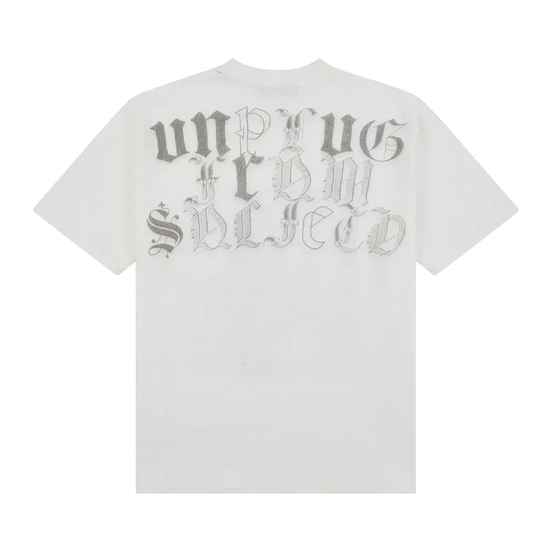Boredom Kills Washed up Tee White