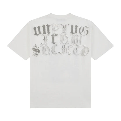 Boredom Kills Washed up Tee White