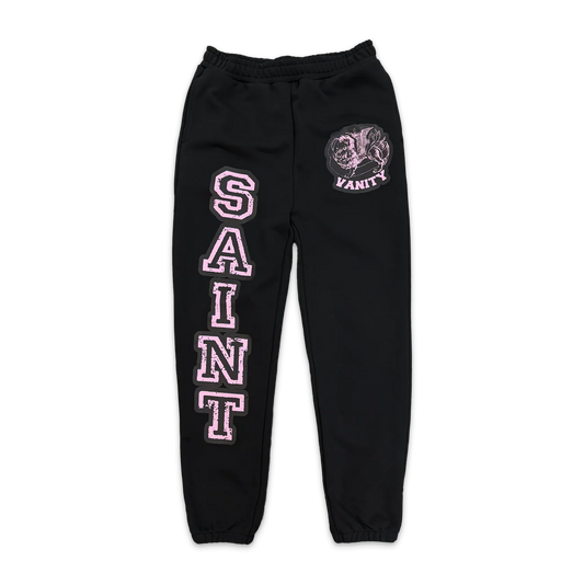 Saint Vanity Griffin Sweatpants Black/Pink
