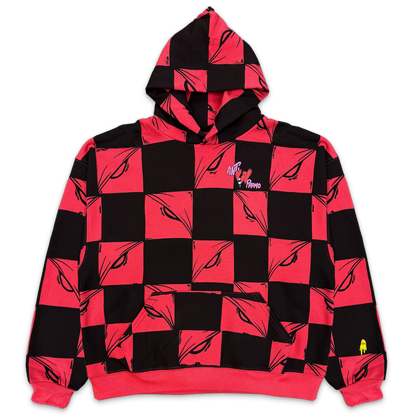 Matty Boy Anti Promo 99 Eyes Hoodie Red/Black