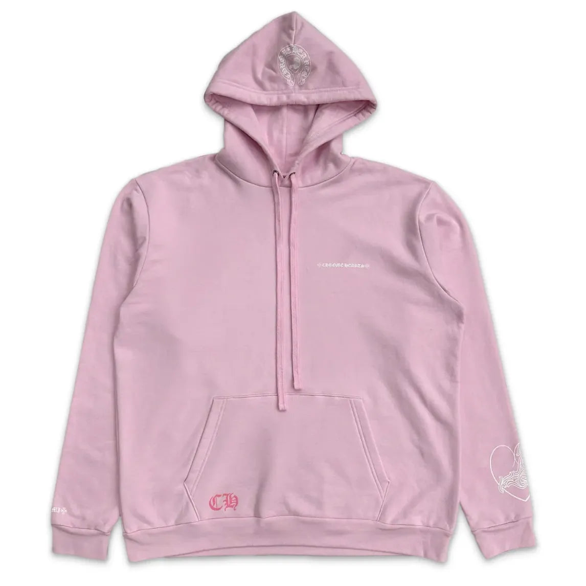 Chrome Hearts 2025 Miami Art Basel Exclusive Sacred Heart Hoodie Baby Pink