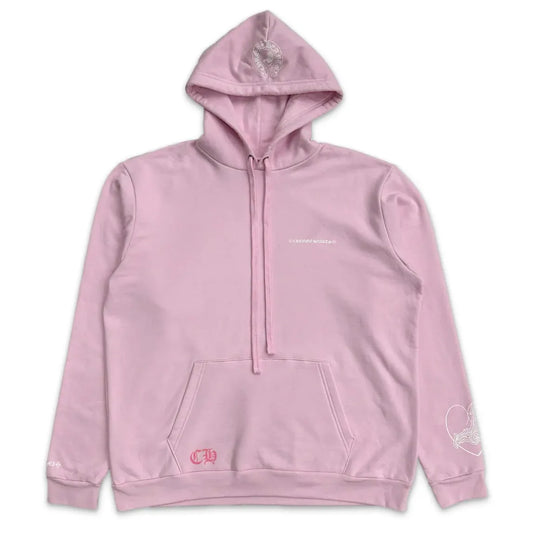 Chrome Hearts 2025 Miami Art Basel Exclusive Sacred Heart Hoodie Baby Pink