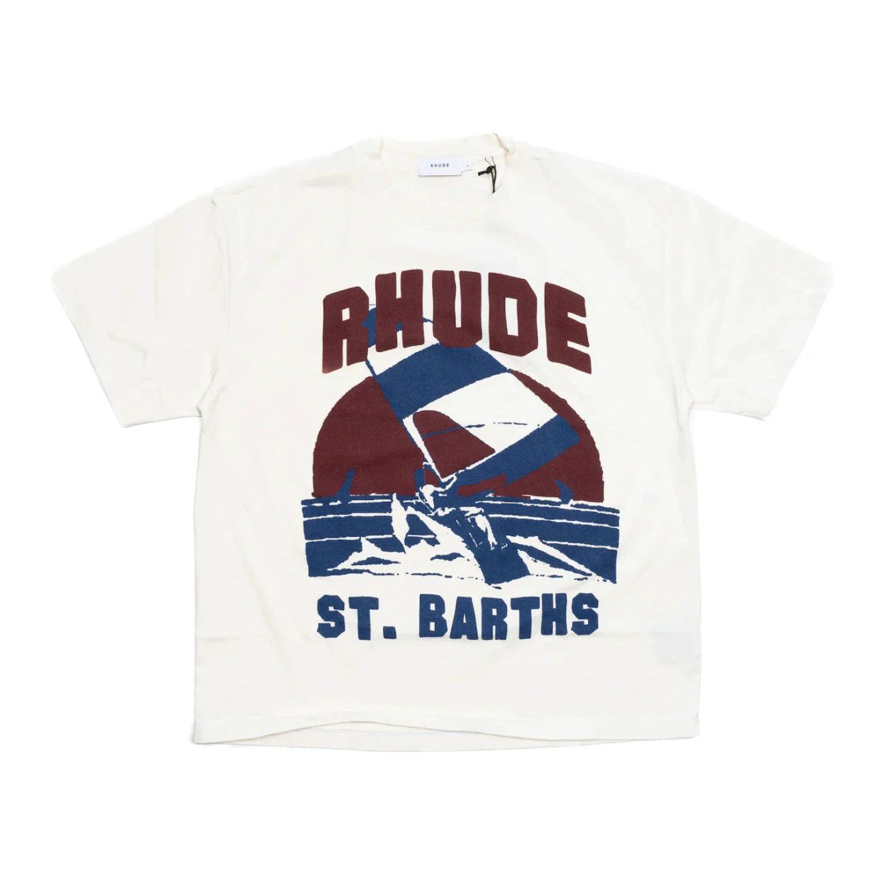 Rhude Windsurf Tee Vintage White/Multicolor