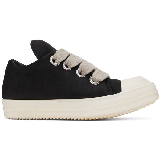 Rick Owens Porterville Padded Jumbo Laced Low Sneakers Black/Milk/Milk