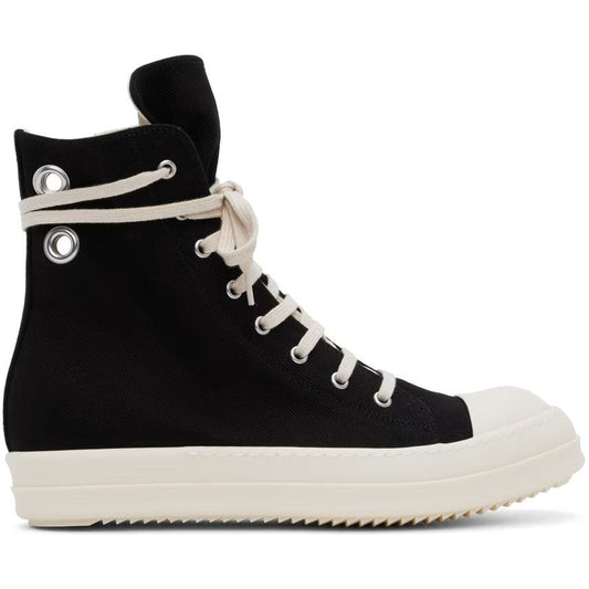 Rick Owens DRKSHDW Porterville High Sneakers Black/Milk/Milk