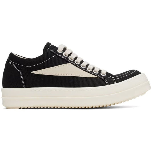 Rick Owens DRKSHDW Porterville Vintage Low Sneakers Black/Milk/Milk