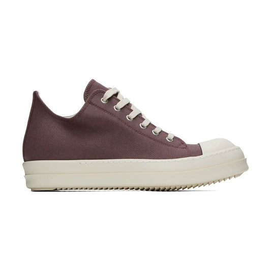 Rick Owens DRKSHDW Scarpe Denim Low Top Sneakers Mauve/Milk/Milk