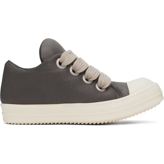 Rick Owens Porterville Padded Jumbo Laced Low Sneakers Dark Dust/Milk/Milk