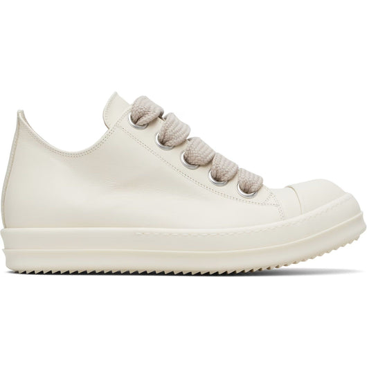 Rick Owens Concordians Jumbo Laced Low Sneakers Milk/Milk/Milk