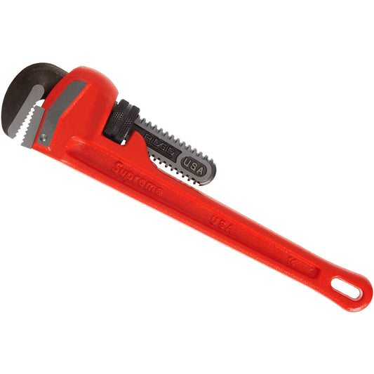 Supreme Ridgid Pipe Wrench Red