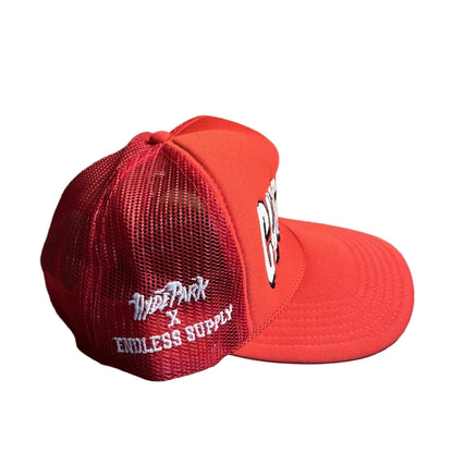 Endless Supply x Hyde Park Chicago Trucker Hat Red
