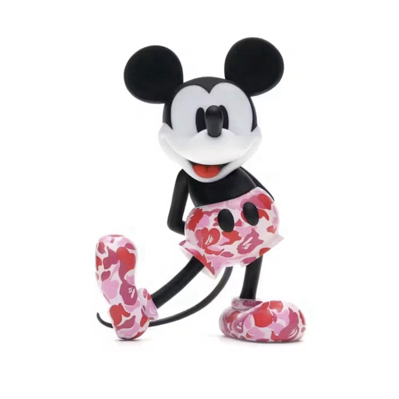 BAPE x Mickey Mouse 90th Anniverary Figure Red Camo