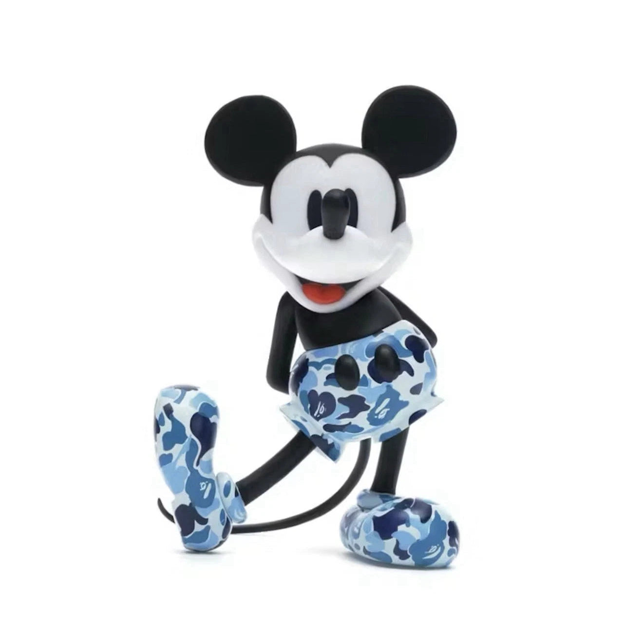 BAPE x Mickey Mouse 90th Anniversary Figure Blue Camo