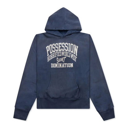 Saint Michael Possession Hoodie Navy