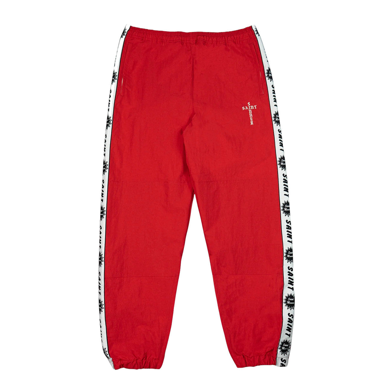 Saint Michael Side Tape Track Pants Red