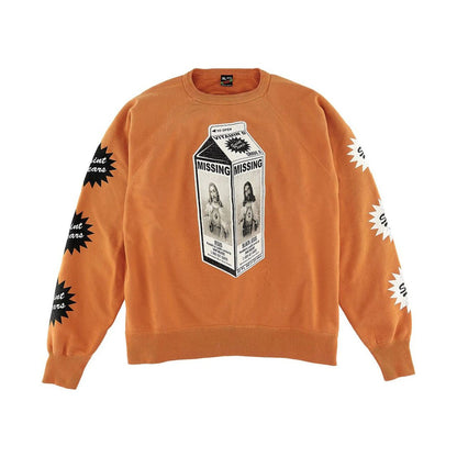 Saint Michael x Denim Tears Milk Pack Crewneck Orange