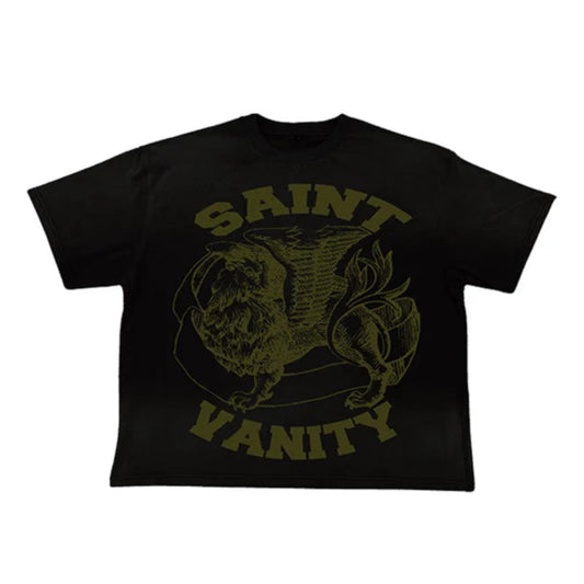 Saint Vanity Griffin Tee Black/Green