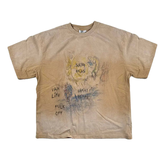 Saint Vanity F**k Off Tee Brown