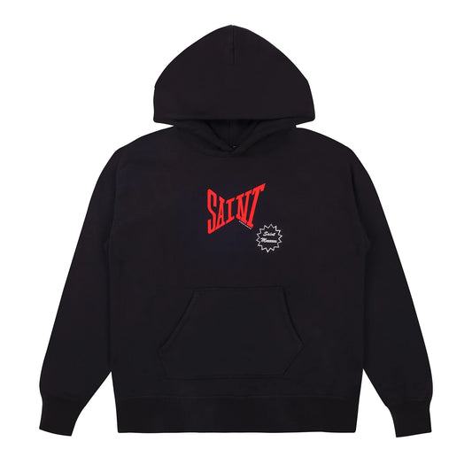 Saint Michael Saint Logo Hoodie Black