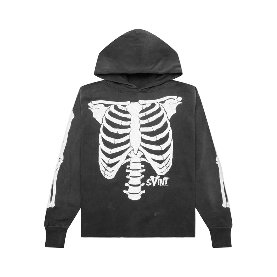 Saint Michael x Vlone Bone Hoodie Black