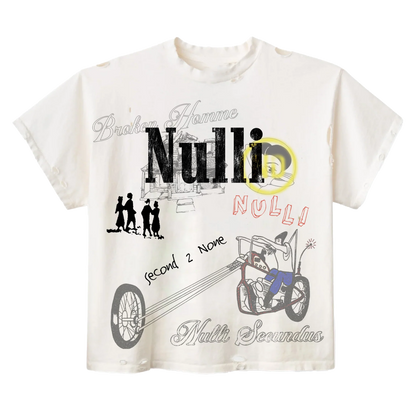 Nulli Scribble T-Shirt Cream