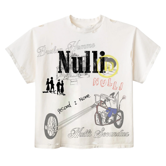 Nulli Scribble T-Shirt Cream