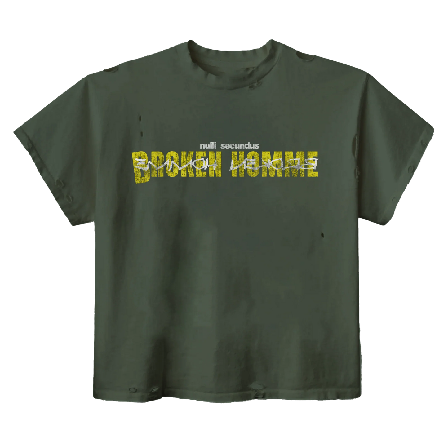 Nulli Broken Homme V2 T-Shirt Olive